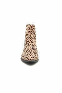Qupid - Women's Mystique Cheetah Bootie
