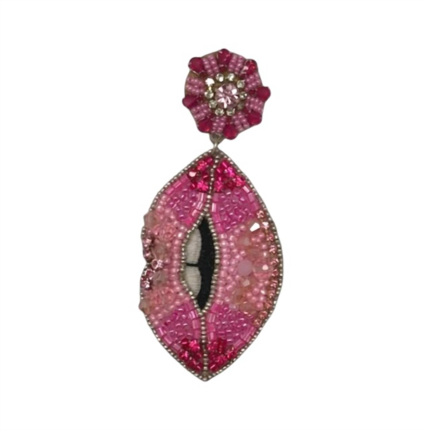 Allie Beads - Women's Jeweled Lip Earrings
