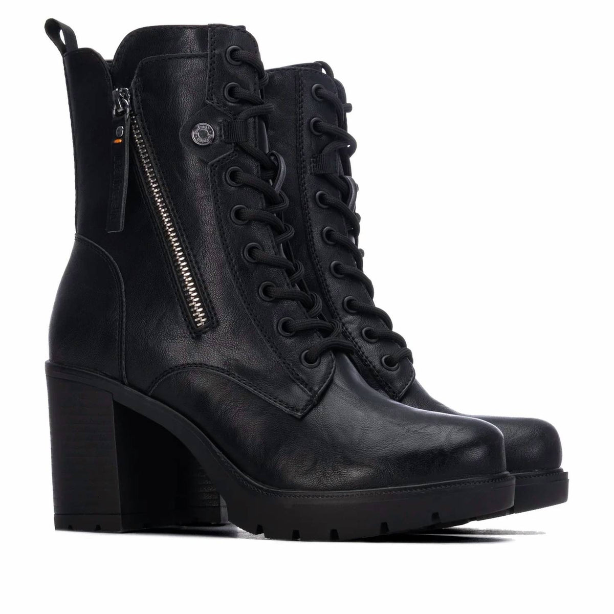 Refresh - Women's Combat Heeled Ankle Booties