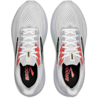 BROOKS Men's Ghost 17 Shoe in white pink clay gecko - men's shoe - alternate view