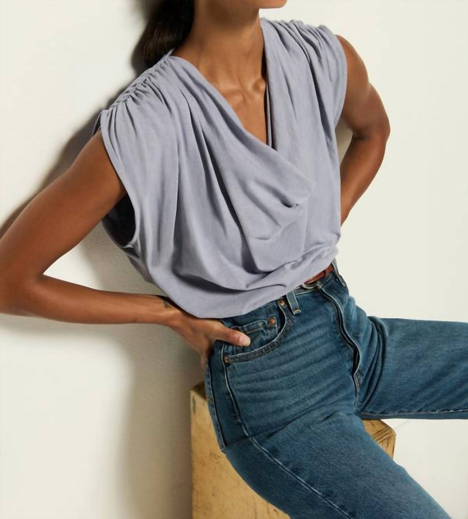 Nation Ltd - Geni Cowl Neck Top