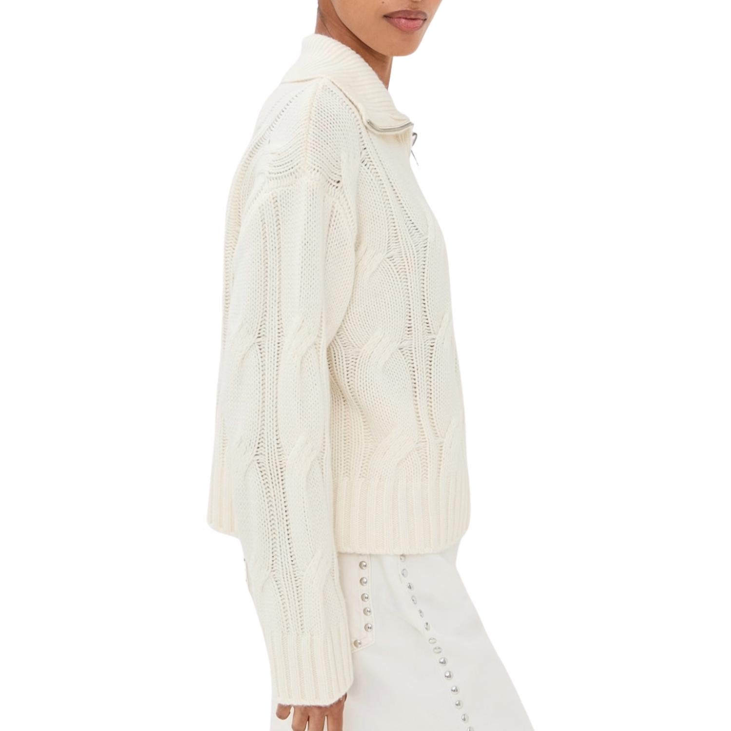 Sablyn - Esme Half Zip Cable Sweater
