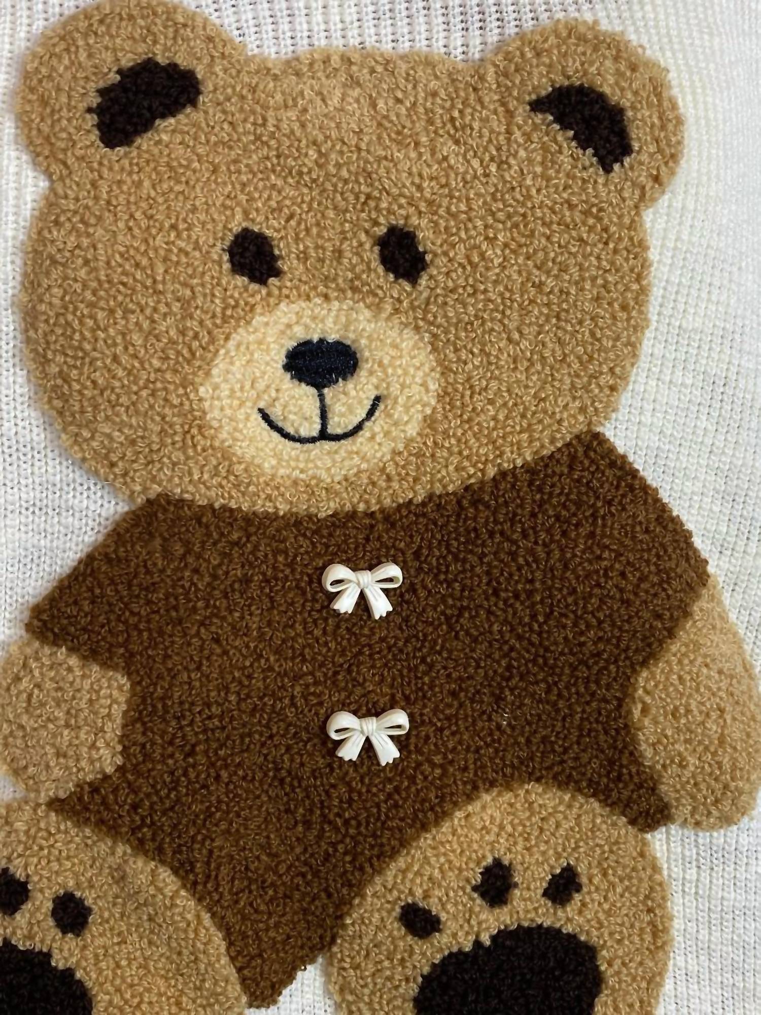 Easel - Teddy Bear Knit Sweater