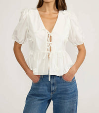 Lucy Paris - Melanie Tie Top
