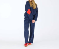 Kerri Rosenthal - Benton Imperfect Heart Patch Sweatshirt