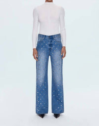 PISTOLA Hendrix High Rise Baggy Jean in charmed 1 - women's jeans - view 6