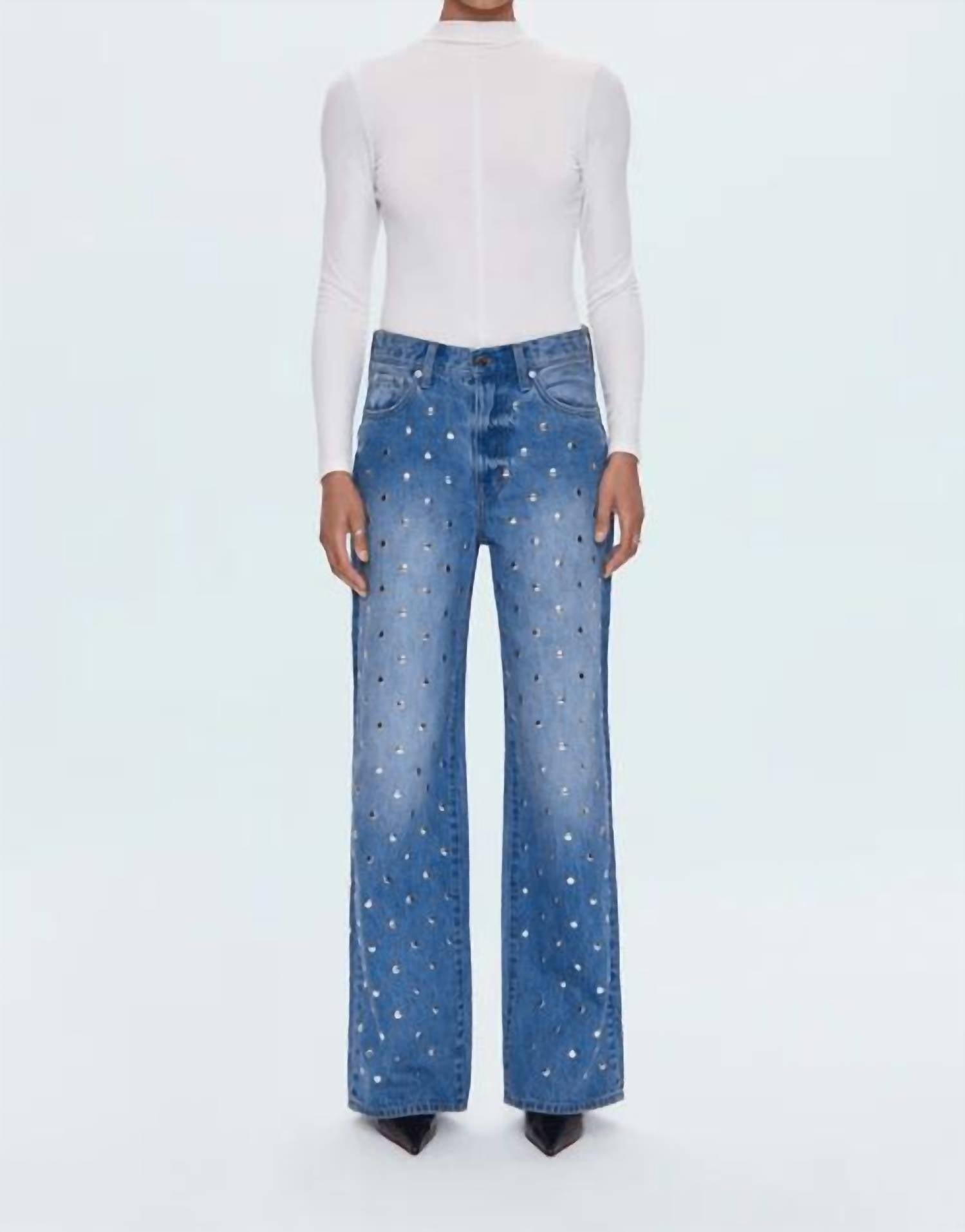 PISTOLA Hendrix High Rise Baggy Jean in charmed 1 - women's jeans - view 6
