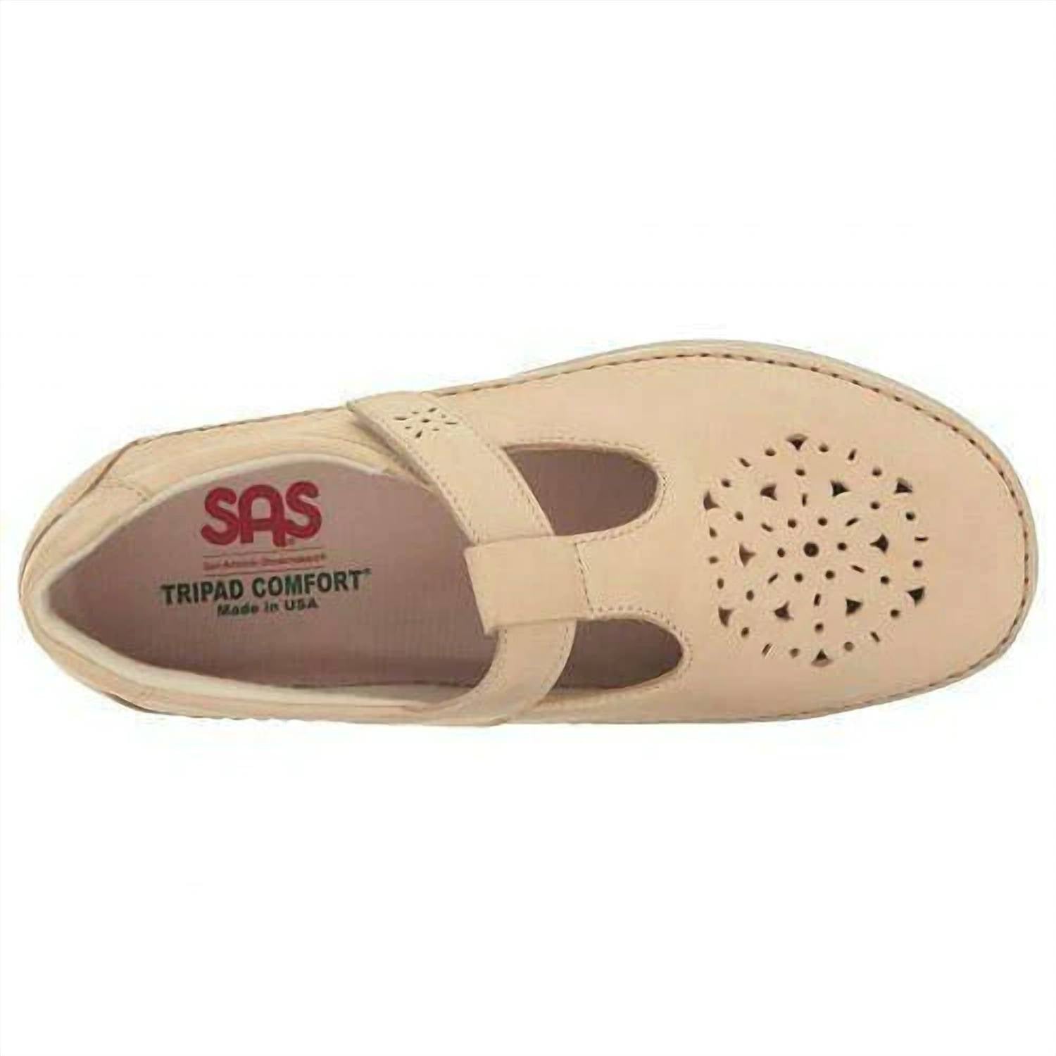 SAS Women's Willow Slip On Loafer in linen - women's flats - view 4