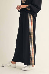 Jodifl - Elastic Waist Wide Leg Sweatpant