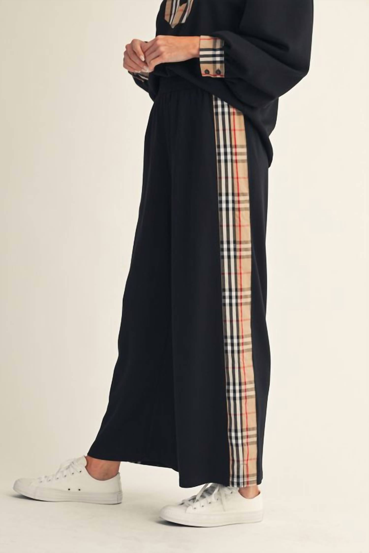 Jodifl - Elastic Waist Wide Leg Sweatpant