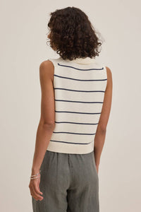 Velvet By Graham & Spencer - Collared Sweater Tank