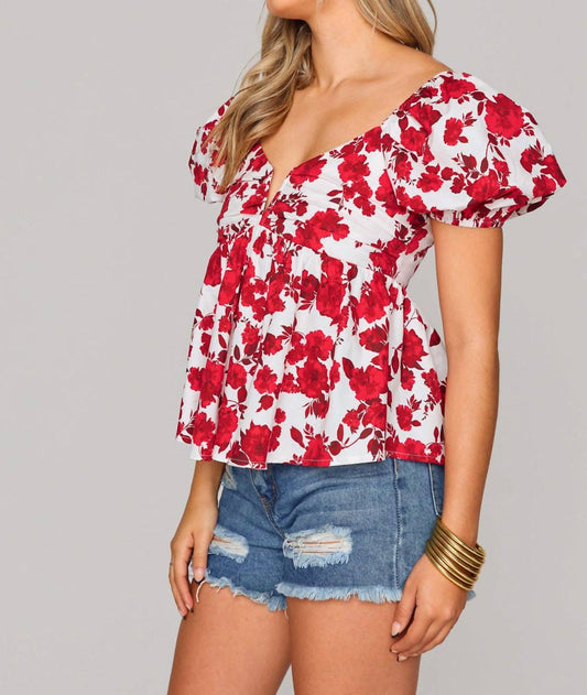Buddylove - Houston Puff Sleeve Top