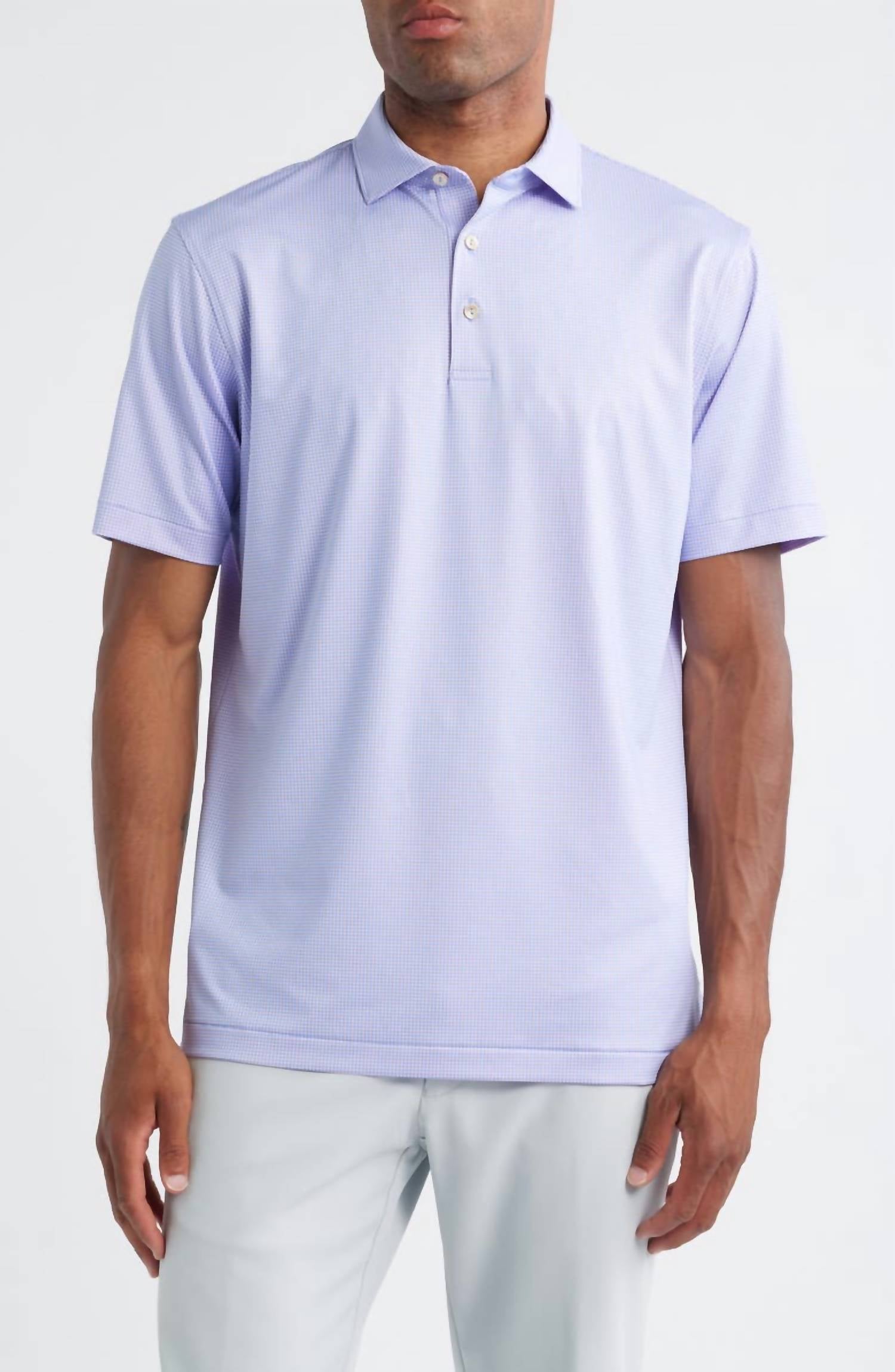 Peter Millar - Men's Gingham Performance Polo