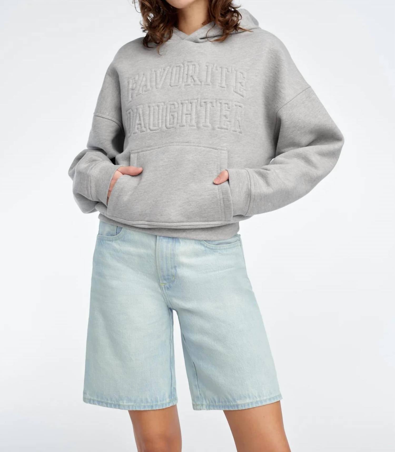 Favorite Daughter - The Collegiate Embossed Hoodie