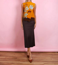 vanessabruno Floriane Skirt in brun - women's skirt