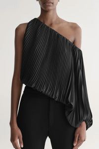 A.L.C. Mara Top in black - women's blouse