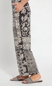Lysse Genesis Stretch Woven Pant in casa da musica - women's pants - detail view