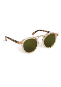 Krewe - Unisex Stl Ii Round Polarized Sunglasses