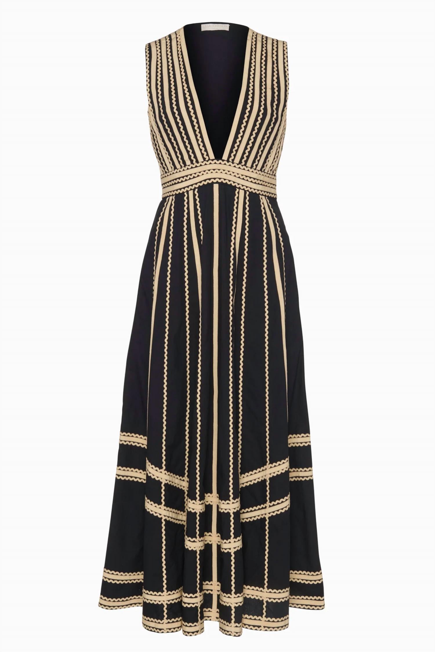 Ulla Johnson - Palermo Deep V Midi Dress