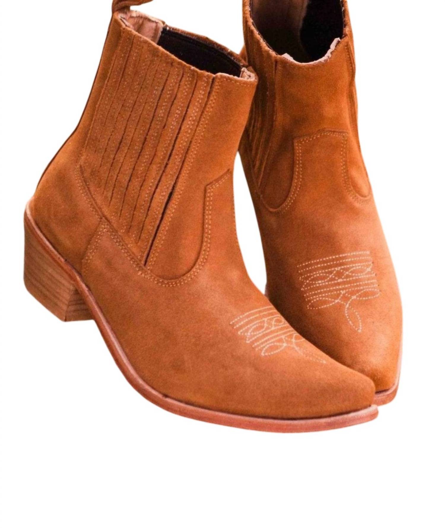 Agave Sky Women's Paige Ankle Bootie in honey - women's shoe