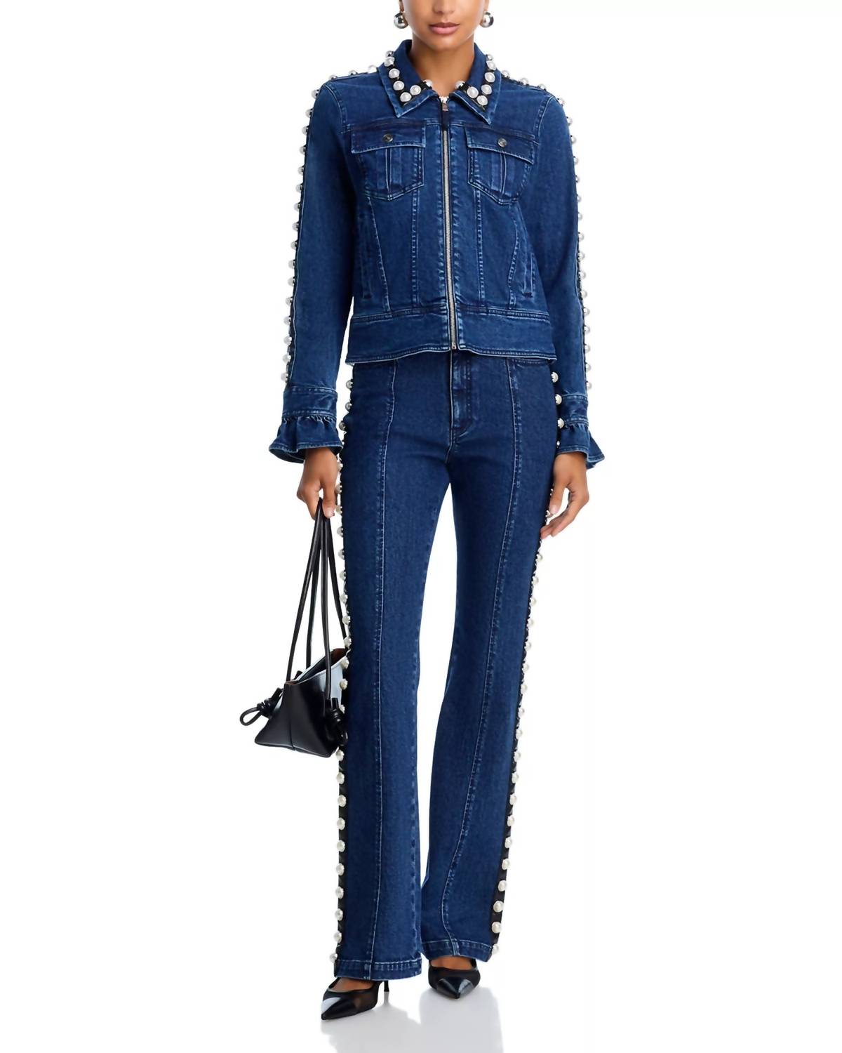 Cinq A Sept - Pearl Embellished Milly Jacket