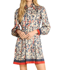 Hunter Bell - Lila Mini Button Front Shirt Dress