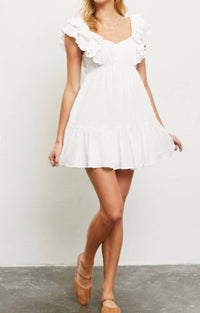 Mustard Seed - Ruffle Mini Dress
