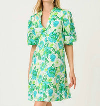 Lilly Pulitzer - MIALEIGH ELBOW SLEEVE LINEN DRESS