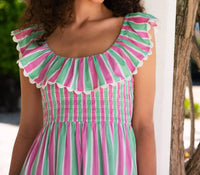 Pink City Prints - Susie Midi Dress