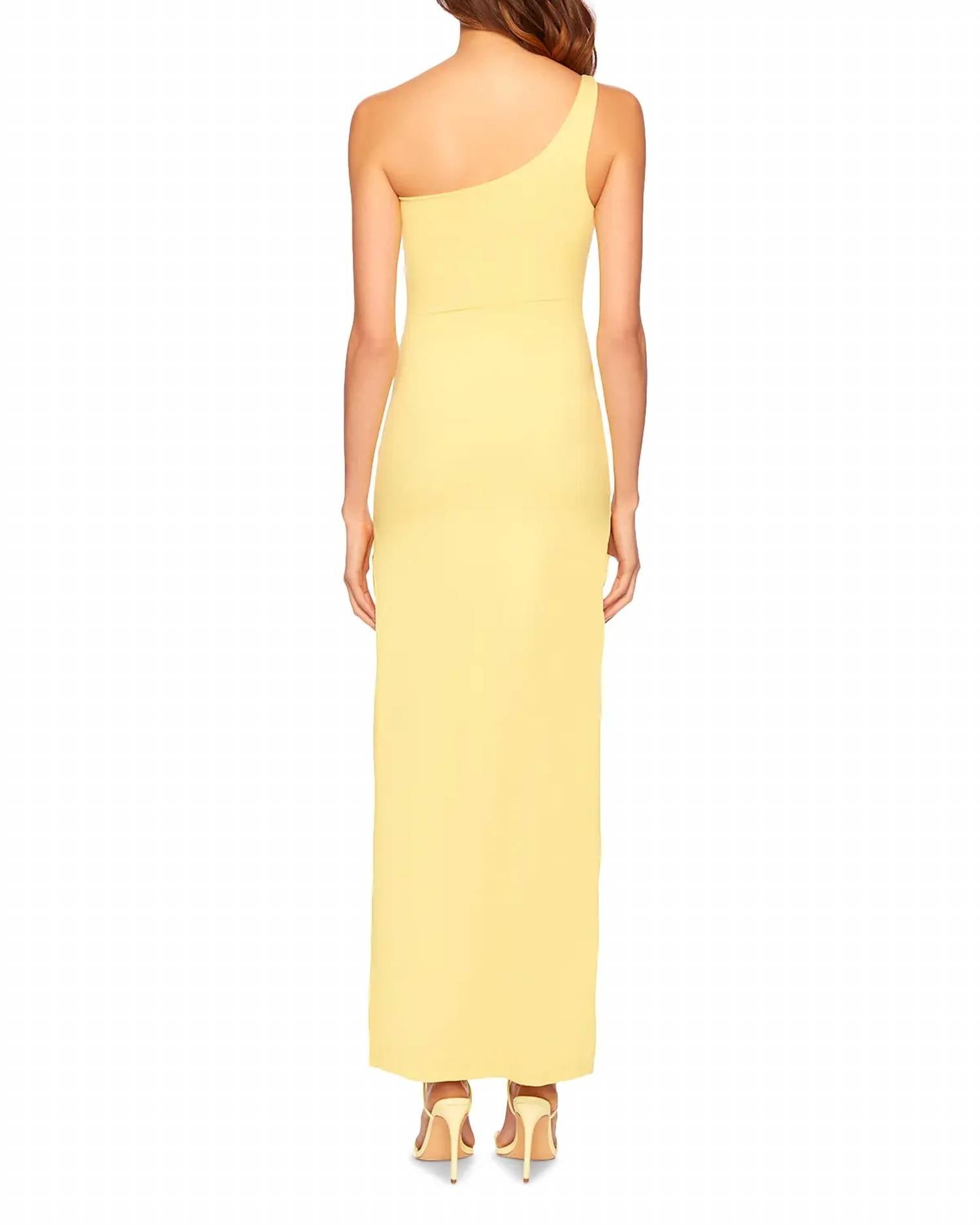 Susana Monaco - One Shoulder Cut Out Maxi Dress