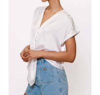 Hutch - Ricci Tie Front Top