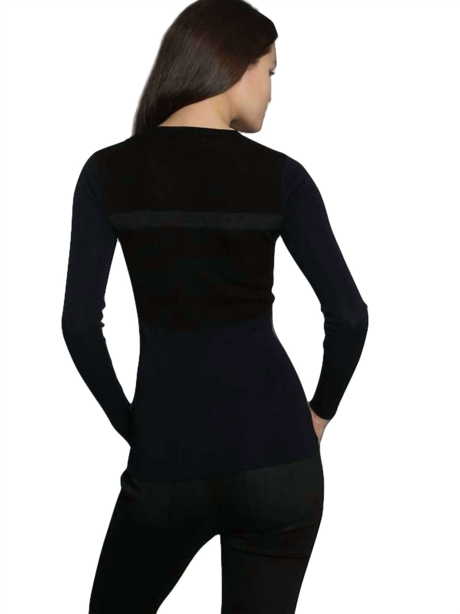 Skinny Rib Crew Pullover
