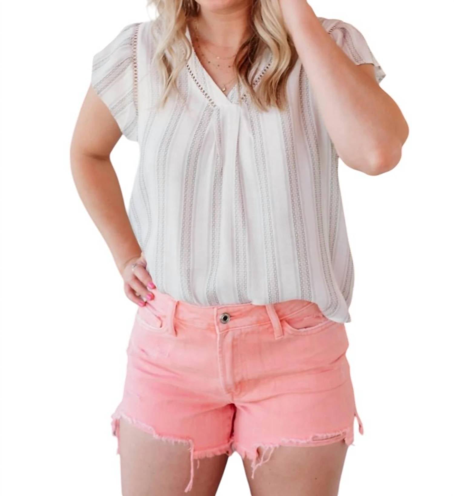 Vervet By Flying Monkey - Avery Vintage Shorts