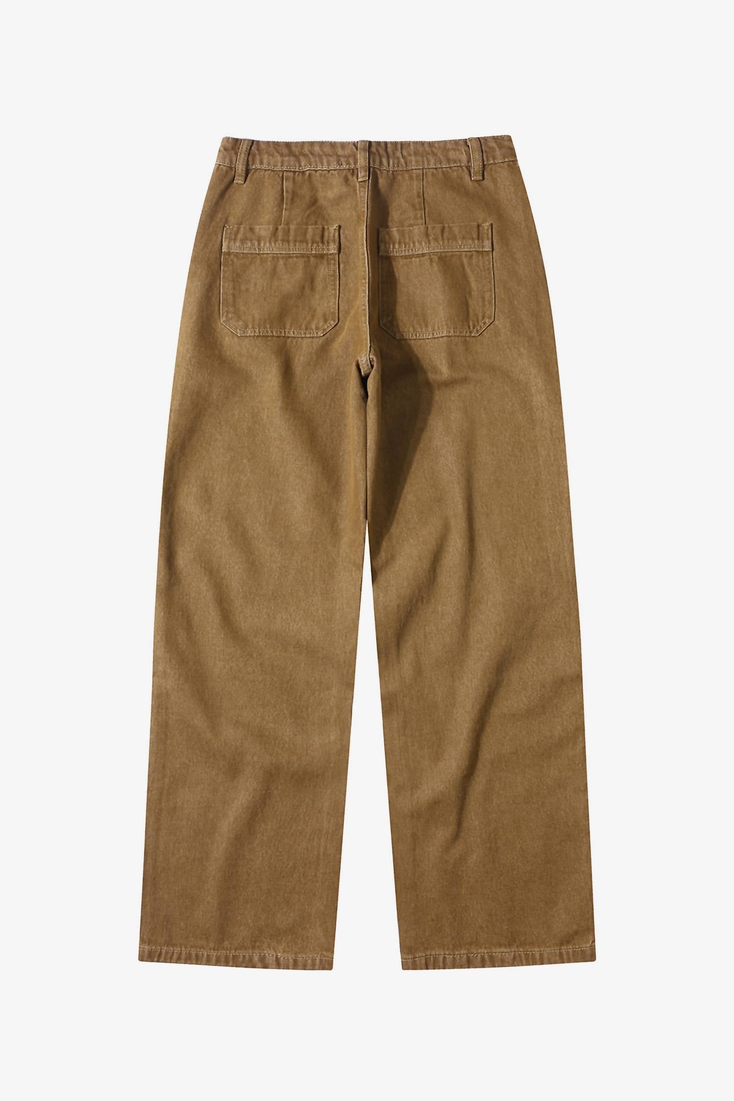 Le Mont Saint Michel Women's Polino Denim Pants in brown - women's pants - detail view