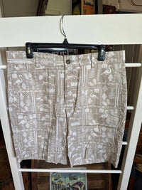 Charleston Khakis Men's Pattern Short in beige - men's shorts