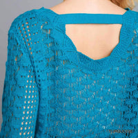 Umgee - Crochet Light Weight Pullover Top