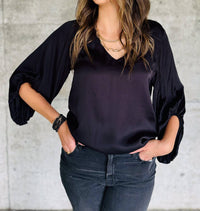 Esqualo - Volume Sleeve Blouse