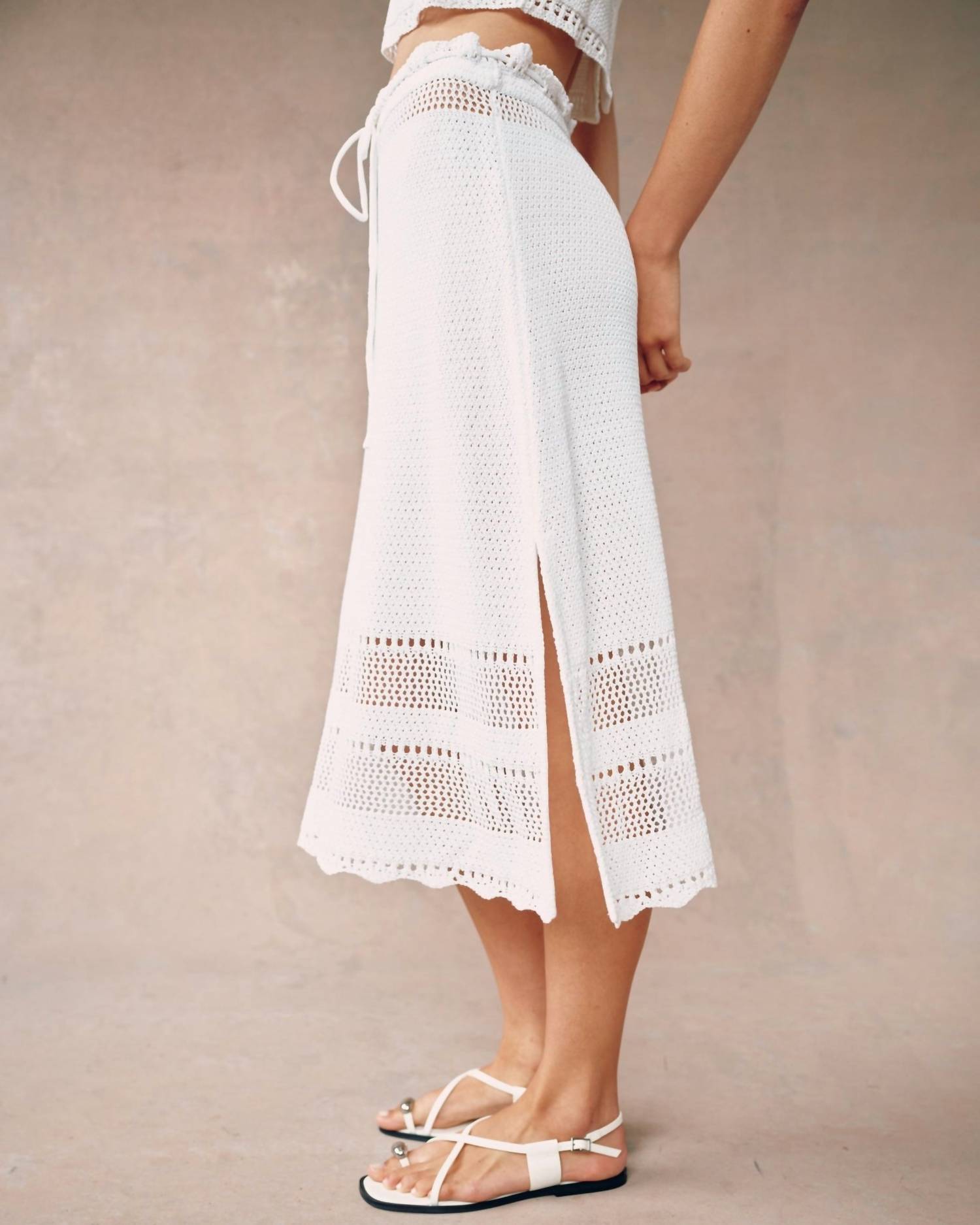 Bella Dahl - Crochet Midi Skirt