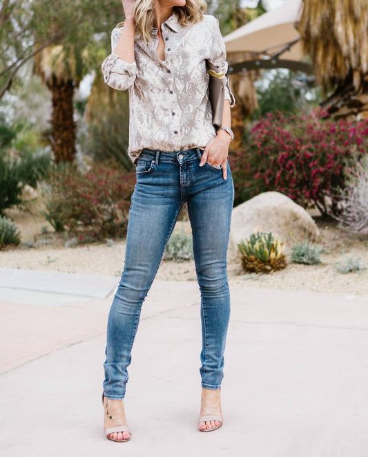 Sophia Snakeskin Blouse