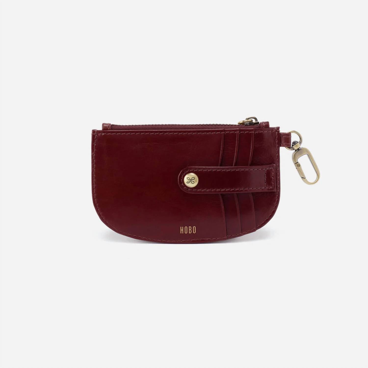 HOBO Women's Luna Card Pouch in saddleberry - women's bag