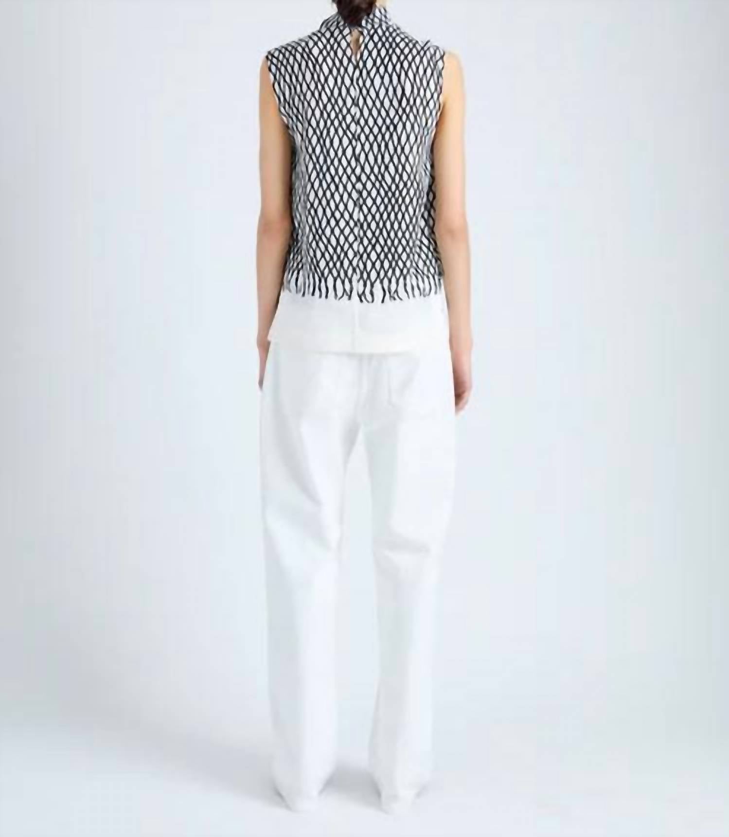 Proenza Schouler - Valerie Top In Printed Viscose