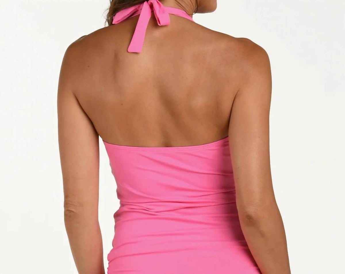 La Blanca - Island Goddess Halter Tankini Top
