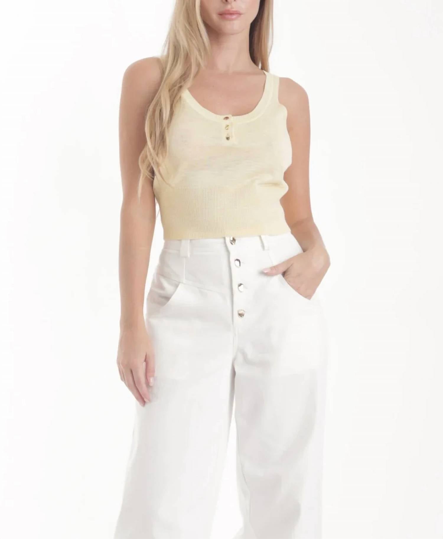 Karina Grimaldi - Zaya Knit Tank Top