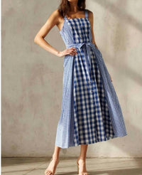 Storia - Charlotte Gingham Midi Dress
