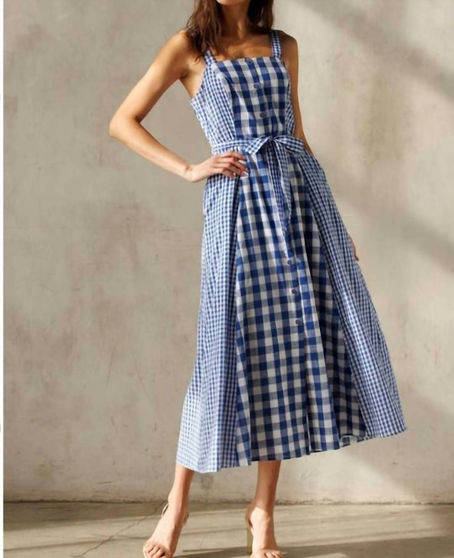 Storia - Charlotte Gingham Midi Dress