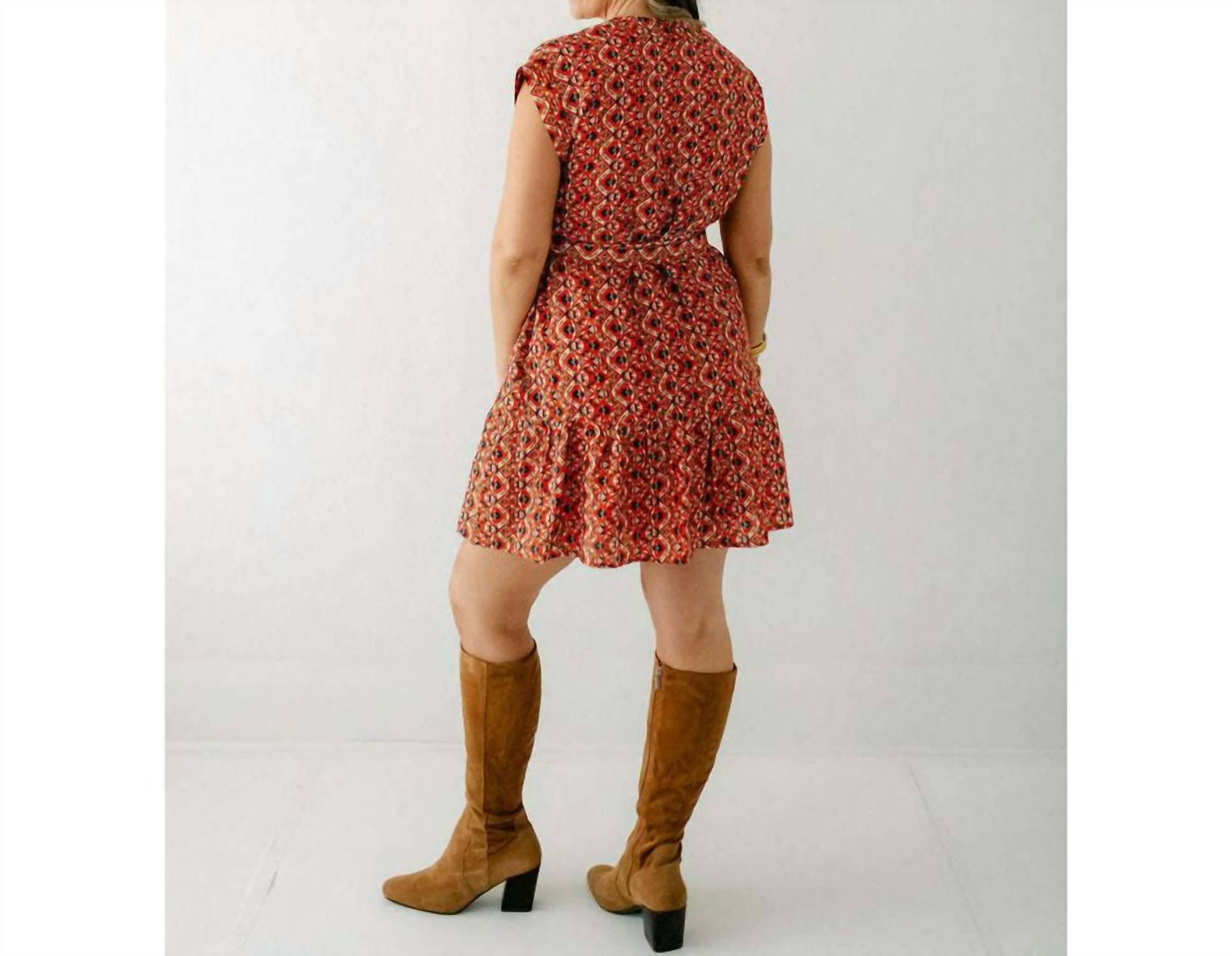 Joy Joy - Pin Tuck Edged Mini Dress