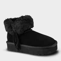 Lamo Women's Amari Suede Platform Boot in black - women's shoe - alternate view