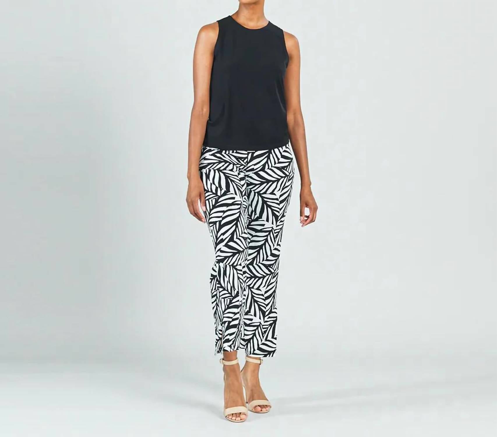 Clara Sun Woo - Palm Print Ankle Pant