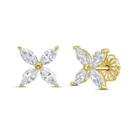 Diana M Jewels - Women's Marquise Lab-grown Diamond Stud Earrings (3.00 Tcw) - Signature