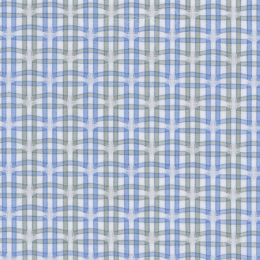 Scott Barber - Men's Jacquard Plaid Button-down Shirt